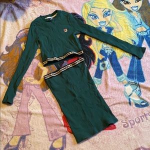 Olive Green Fila Outfit